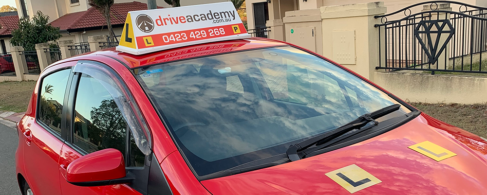Driving lesson car